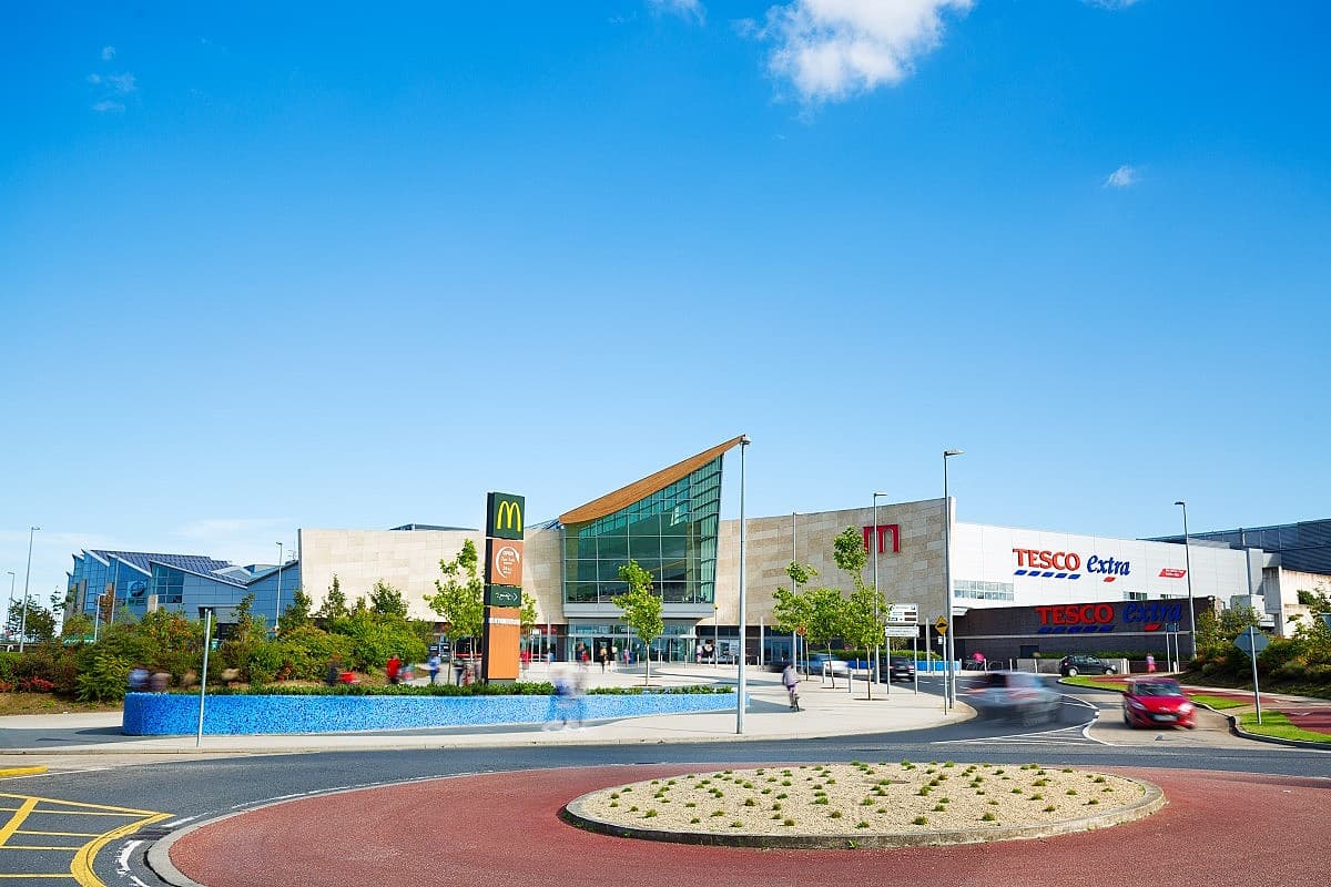 Millfield Shopping Centre (2011), with the largest Tesco Extra in Dublin as its anchor store.